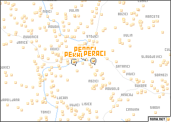 map of Peraći