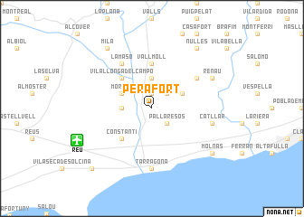 map of Perafort