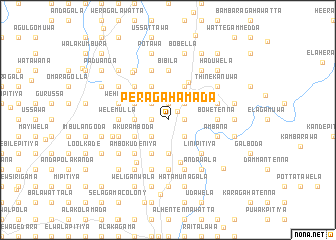 map of Peragahamada