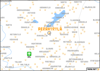 map of Perä-Hyrylä