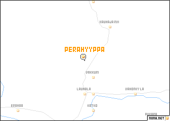 map of Perä-Hyyppä