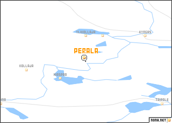 map of Perälä