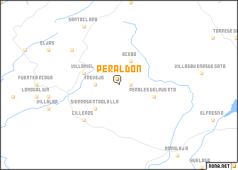 map of Peraldón