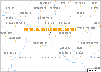 map of Peralejo de los Escuderos