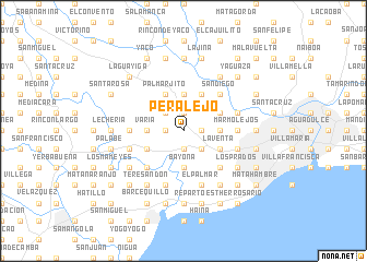 map of Peralejo