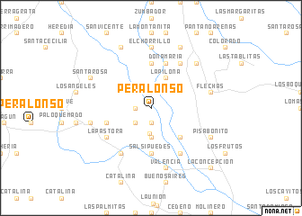 map of Peralonso