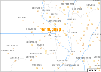 map of Peralonso