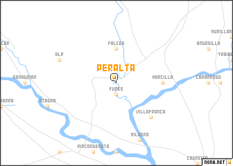 map of Peralta