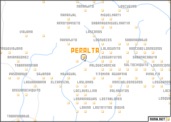 map of Peralta