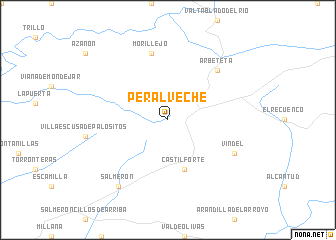 map of Peralveche