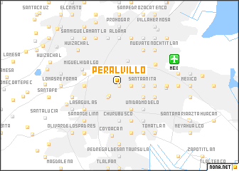 map of Peralvillo