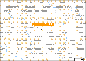 map of Peramadulla