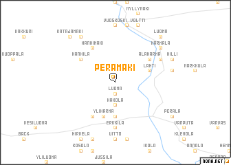 map of Perämäki