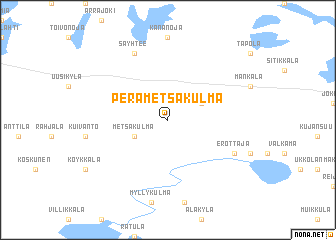 map of Perämetsäkulma