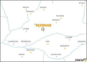 map of Peramiho