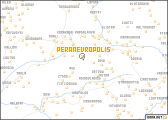 map of Péra Nevrópolis