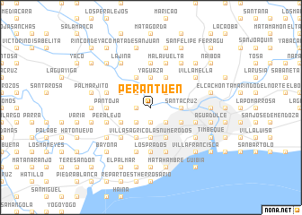 map of Perantuén