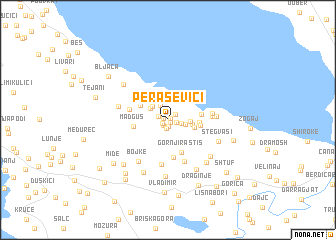 map of Peraševići