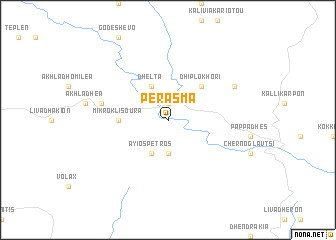 map of Pérasma
