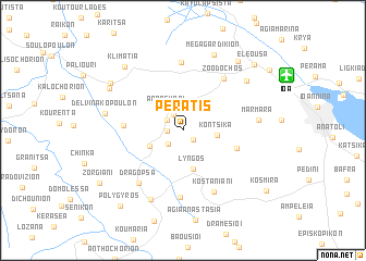 map of Perátis