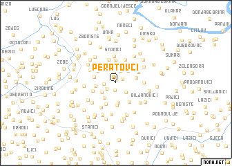 map of Peratovci