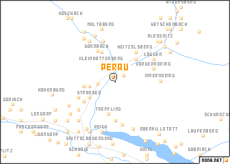 map of Perau