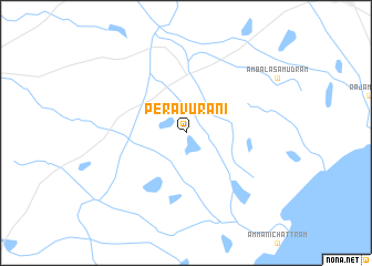 map of Perāvūrani