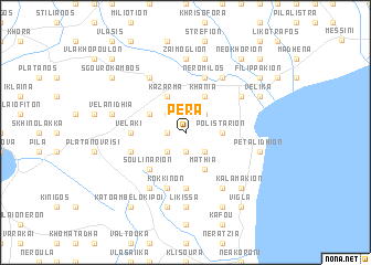 map of Péra