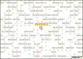 map of Perbais