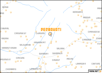 map of Perbawati