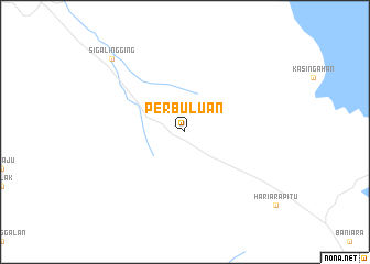 map of Perbuluan