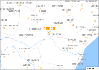 map of Perca