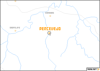map of Percevejo