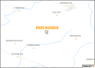 map of Perchunovo