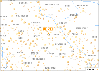 map of Percin