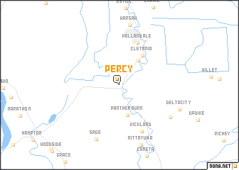 map of Percy