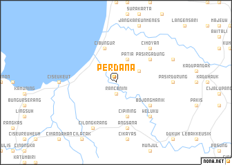 map of Perdana