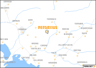 map of Perdaxius