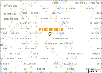 map of Perdenbach