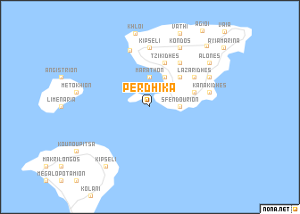 map of Pérdhika