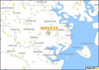 map of Perdices