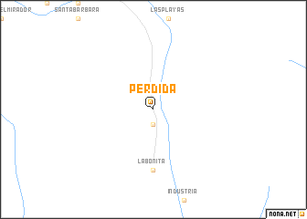 map of Perdida