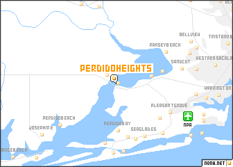 map of Perdido Heights