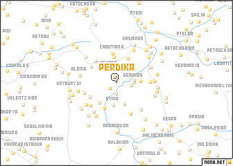 map of Pérdika