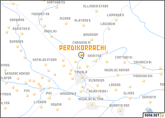 map of Perdikorráchi