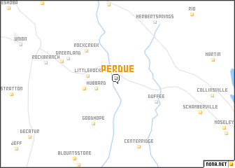 map of Perdue