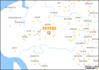 map of Perebe