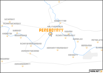 map of Pereboynyy