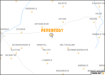 map of Perebrody