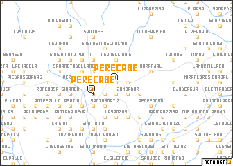 map of Perecabé